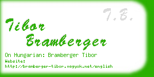 tibor bramberger business card